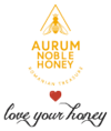 Logo Aurum Noble Honey Love Your Honey